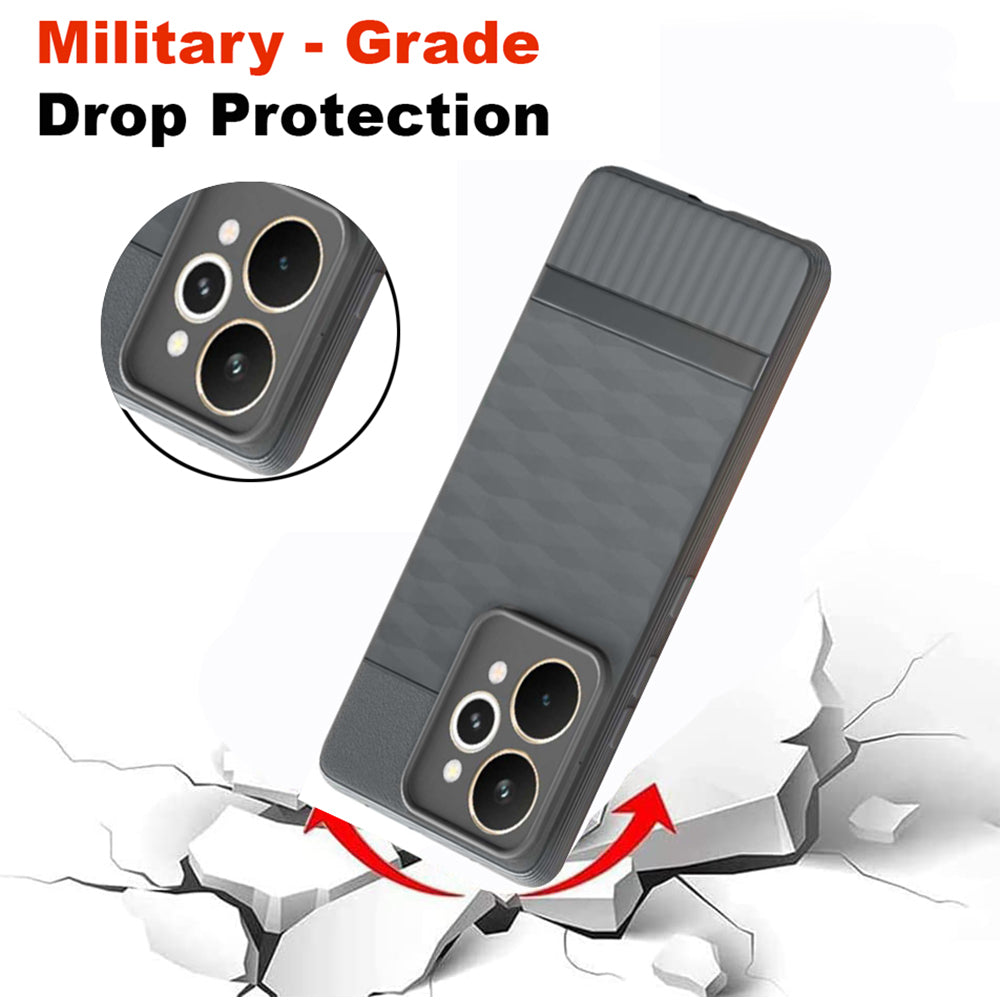 Shockproof Flexible Soft Silicone Back Cover for Realme 15 5G / 15 Pro 5G