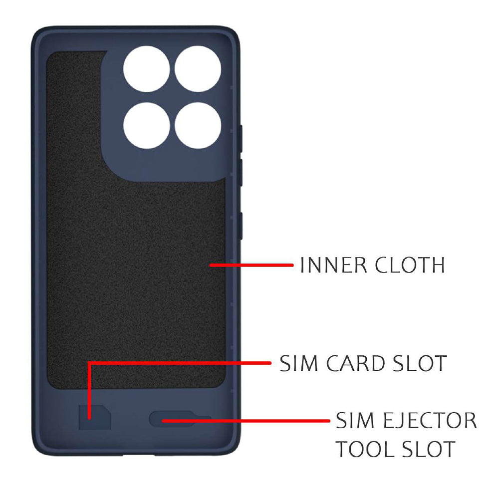 Shockproof Flexible Soft Silicone Back Cover for Motorola Moto G86 5G / G86 Power 5G