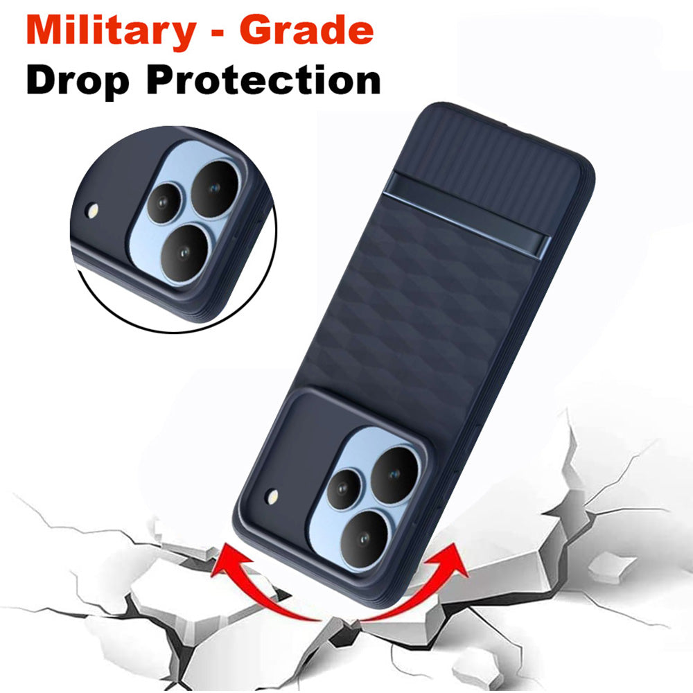 Shockproof Flexible Soft Silicone Back Cover for Realme P4 5G