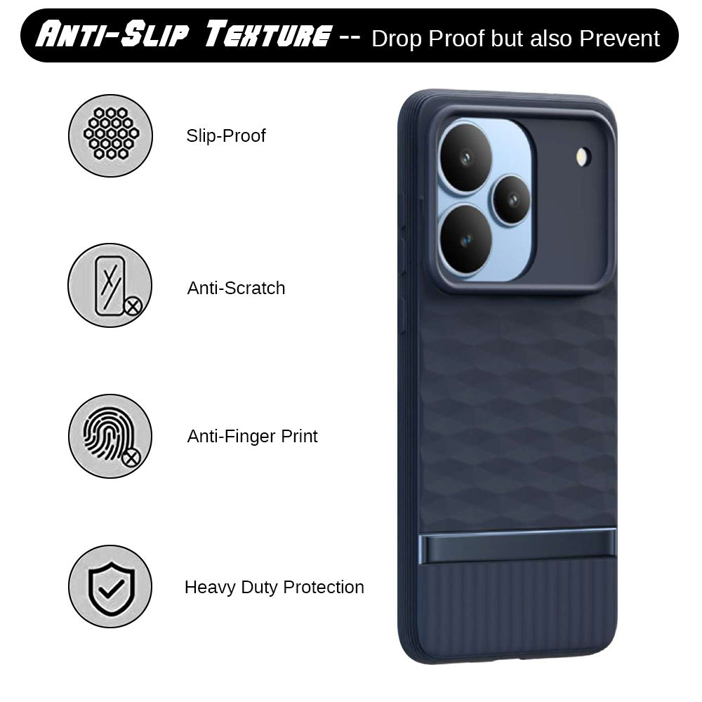 Shockproof Flexible Soft Silicone Back Cover for Realme P4 5G