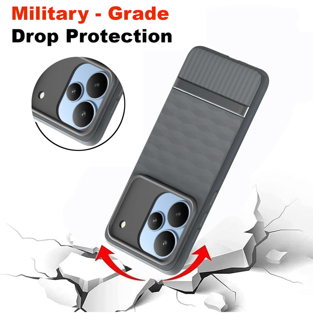 Shockproof Flexible Soft Silicone Back Cover for Realme P4 5G