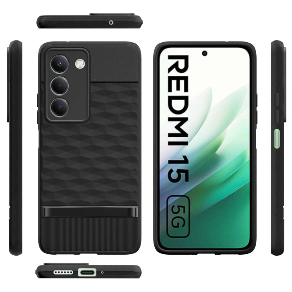 Shockproof Flexible Soft Silicone Back Cover for Mi Redmi 15 5G