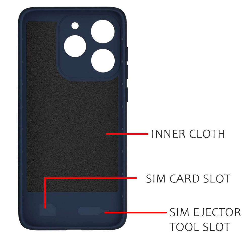 Shockproof Flexible Soft Silicone Back Cover for Realme 15T 5G
