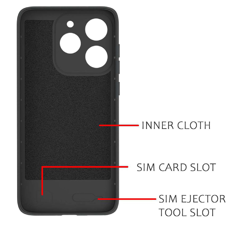 Shockproof Flexible Soft Silicone Back Cover for Realme 15T 5G