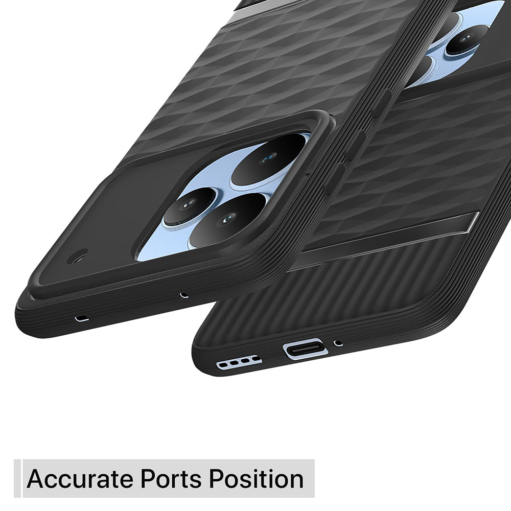 Shockproof Flexible Soft Silicone Back Cover for Realme P4 Pro 5G