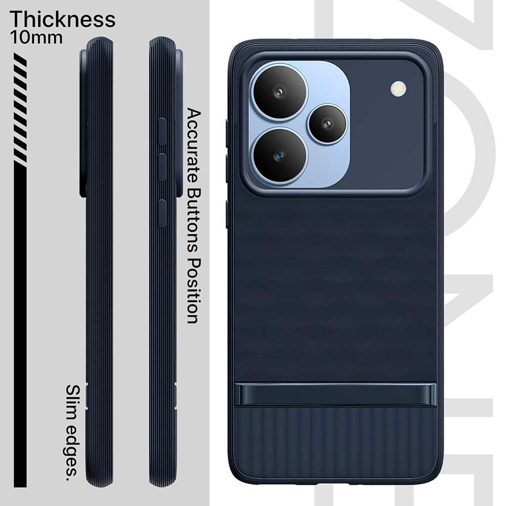 Shockproof Flexible Soft Silicone Back Cover for Realme P4 Pro 5G