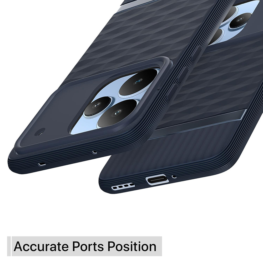 Shockproof Flexible Soft Silicone Back Cover for Realme P4 Pro 5G