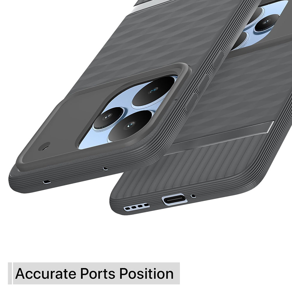 Shockproof Flexible Soft Silicone Back Cover for Realme P4 Pro 5G