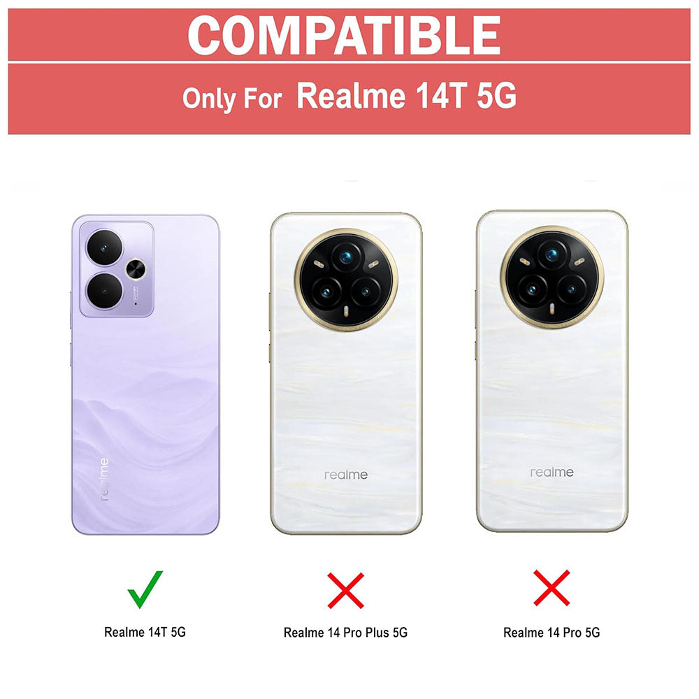Coffee Mug Theme & Smile Design Back Cover for Realme 14T 5G