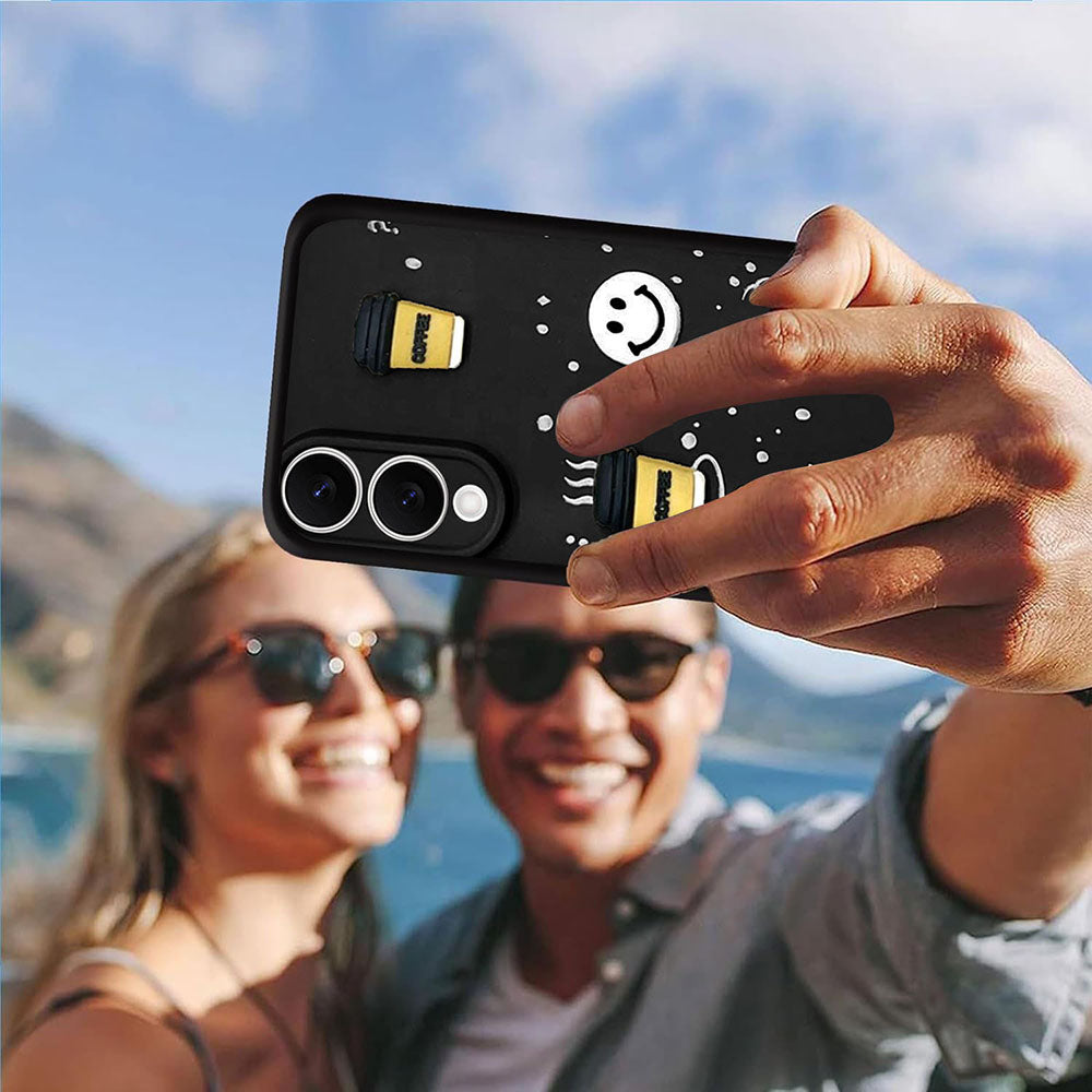 Coffee Mug Theme & Smile Design Back Cover for Samsung Galaxy S25 Edge 5G
