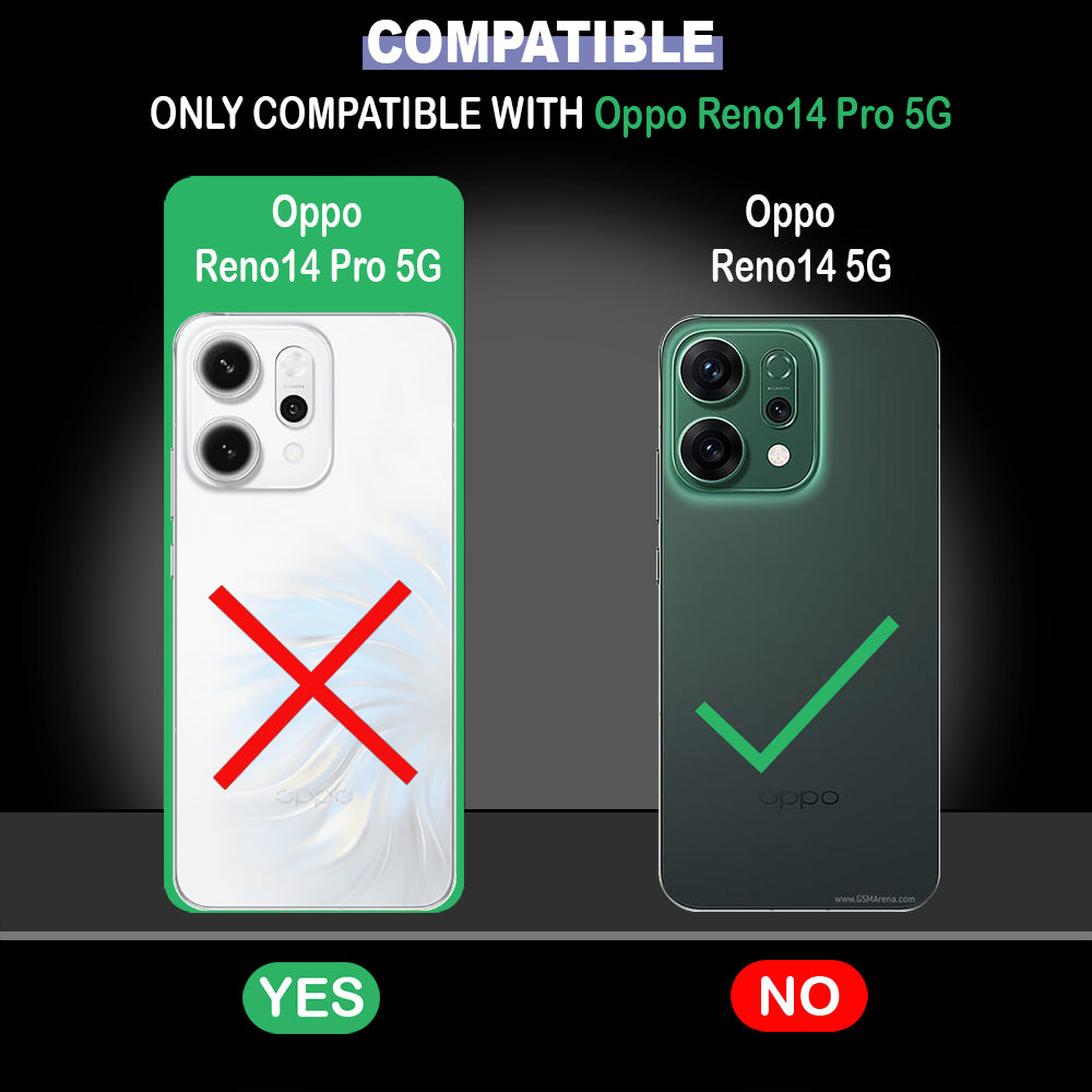 Shockproof Hexa Case for Oppo Reno14 Pro 5G