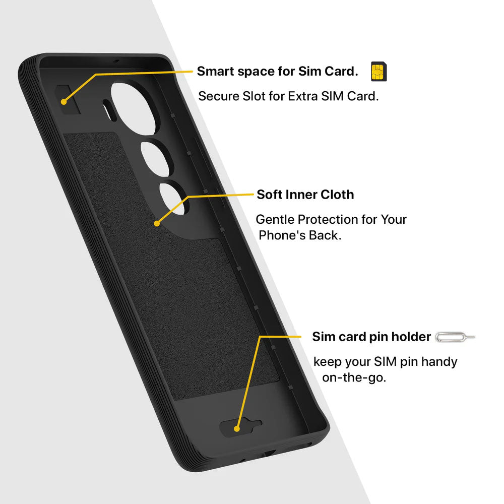 Shockproof Hexa Case for Vivo Y400 Pro 5G