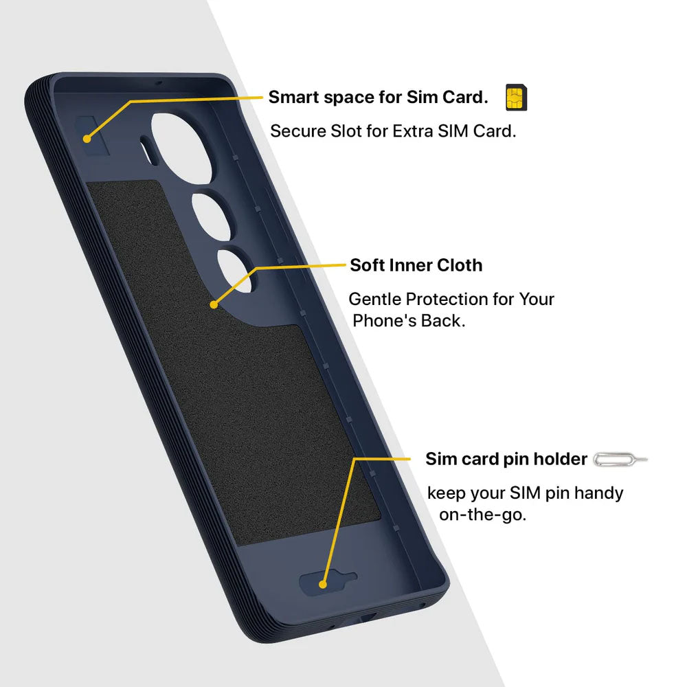 Shockproof Hexa Case for Vivo Y400 Pro 5G