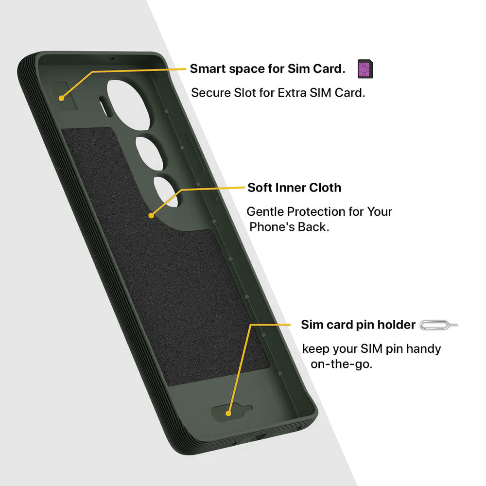 Shockproof Hexa Case for Vivo Y400 Pro 5G