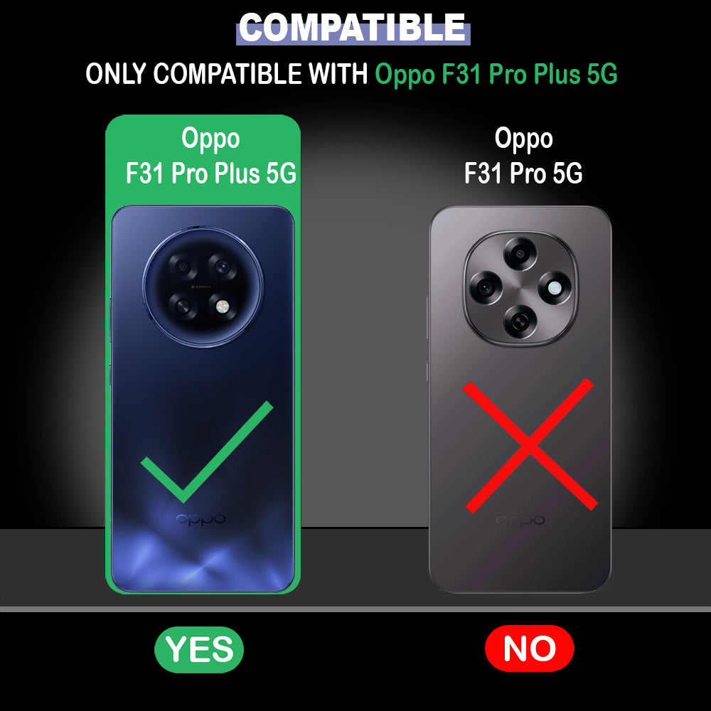 2 MM MagFit Ring Design (Non-Magnetic) Liquid Silicone Case Oppo F31 Pro Plus 5G