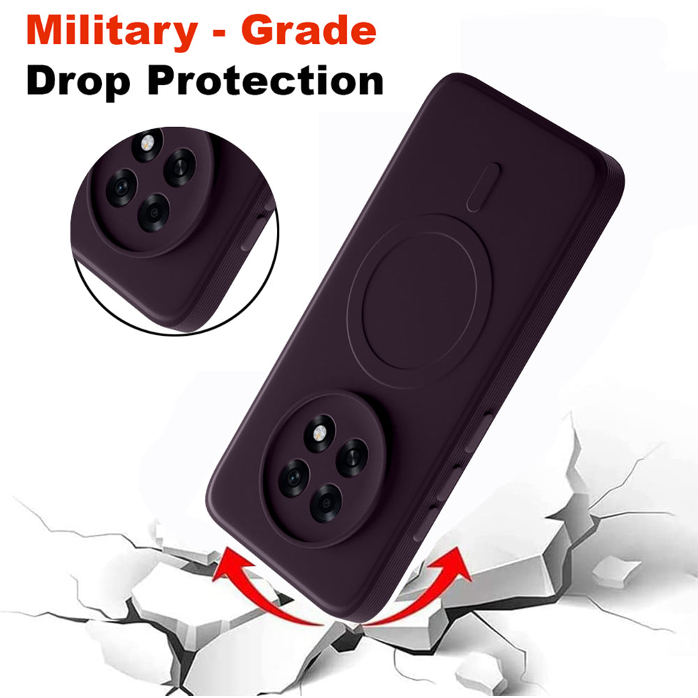 2 MM MagFit Ring Design (Non-Magnetic) Liquid Silicone Case Oppo F31 Pro Plus 5G