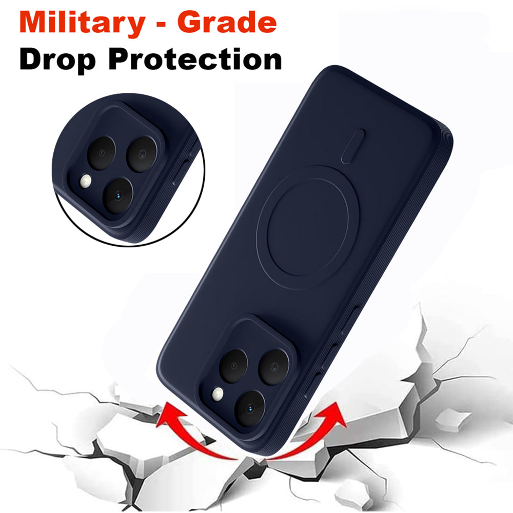 2 MM MagFit Ring Design (Non-Magnetic) Liquid Silicone Case Realme 15T 5G