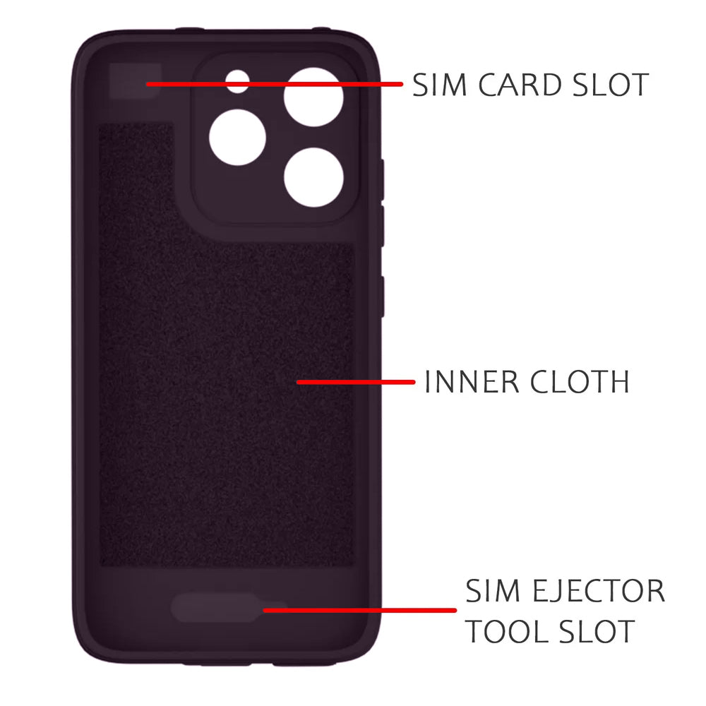 2 MM MagFit Ring Design (Non-Magnetic) Liquid Silicone Case Realme 15T 5G