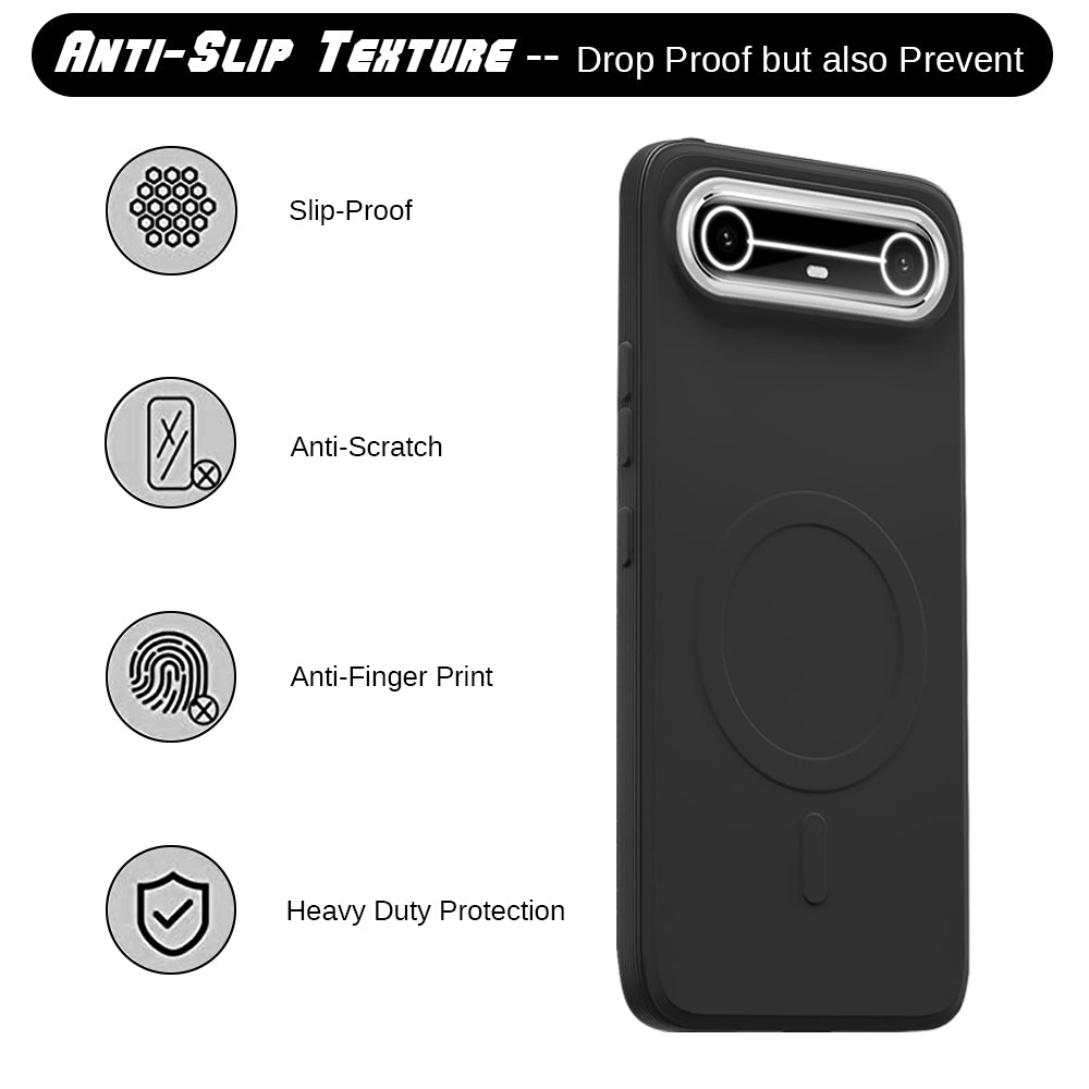 2 MM MagFit Ring Design (Non-Magnetic) Liquid Silicone Case Tecno Pova Slim 5G