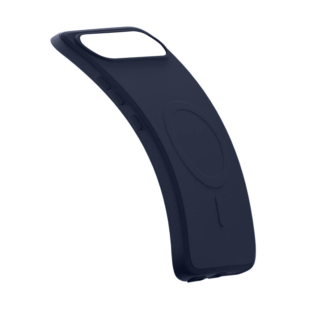 2 MM MagFit Ring Design (Non-Magnetic) Liquid Silicone Case Tecno Pova Slim 5G