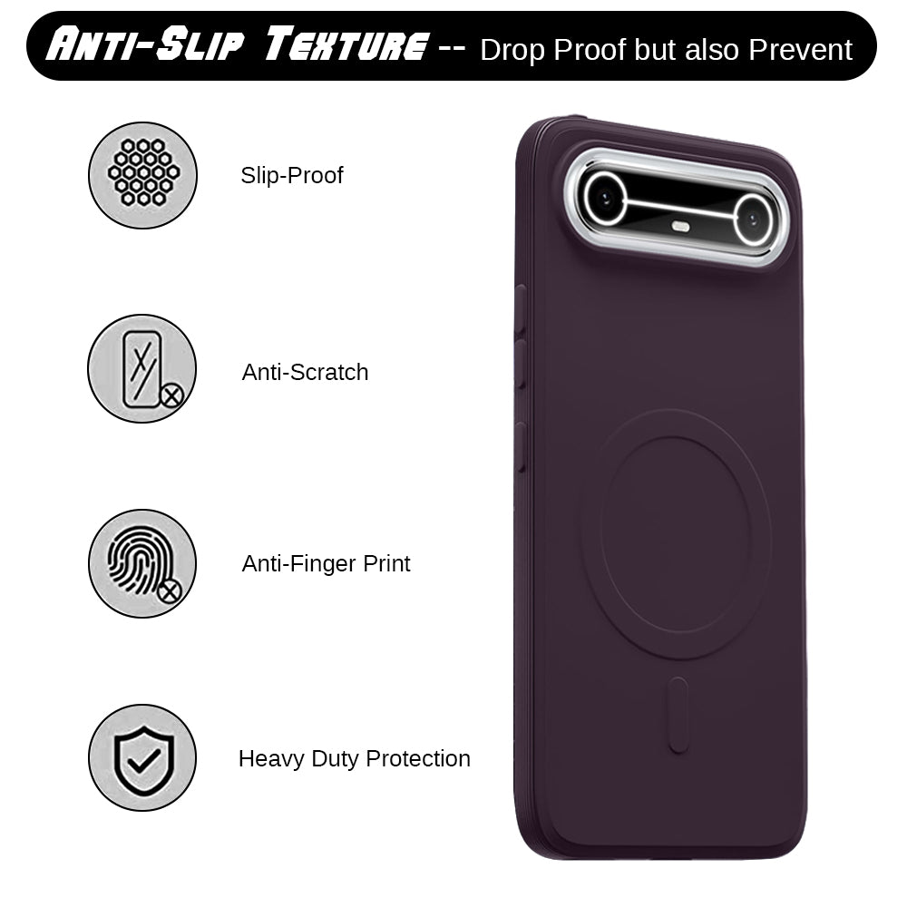 2 MM MagFit Ring Design (Non-Magnetic) Liquid Silicone Case Tecno Pova Slim 5G