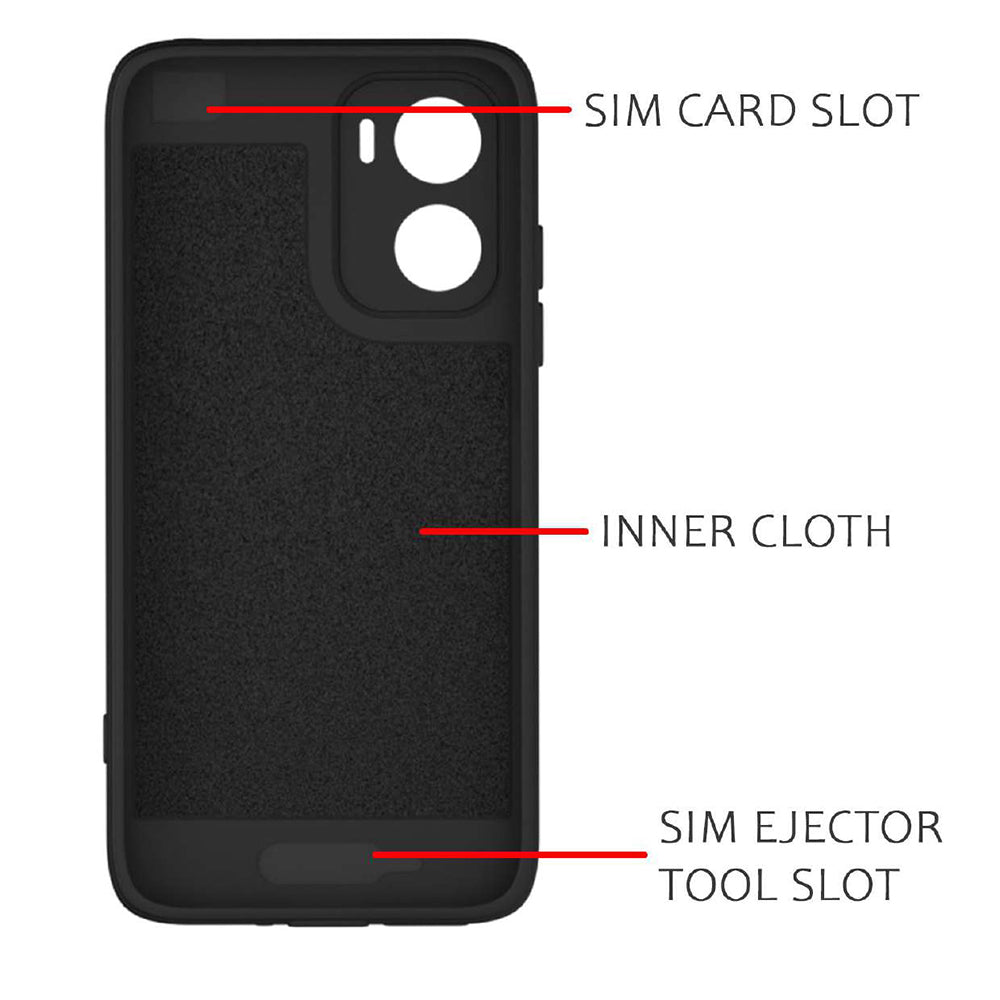2 MM MagFit Ring Design (Non-Magnetic) Liquid Silicone Case Motorola Moto G06 4G / G06 Power 4G