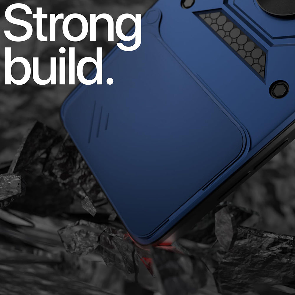 Hybrid Kickstand Sliding Camera Lens Ring Holder Case for Motorola Moto Edge 60 5G / Edge 60 Fusion 5G