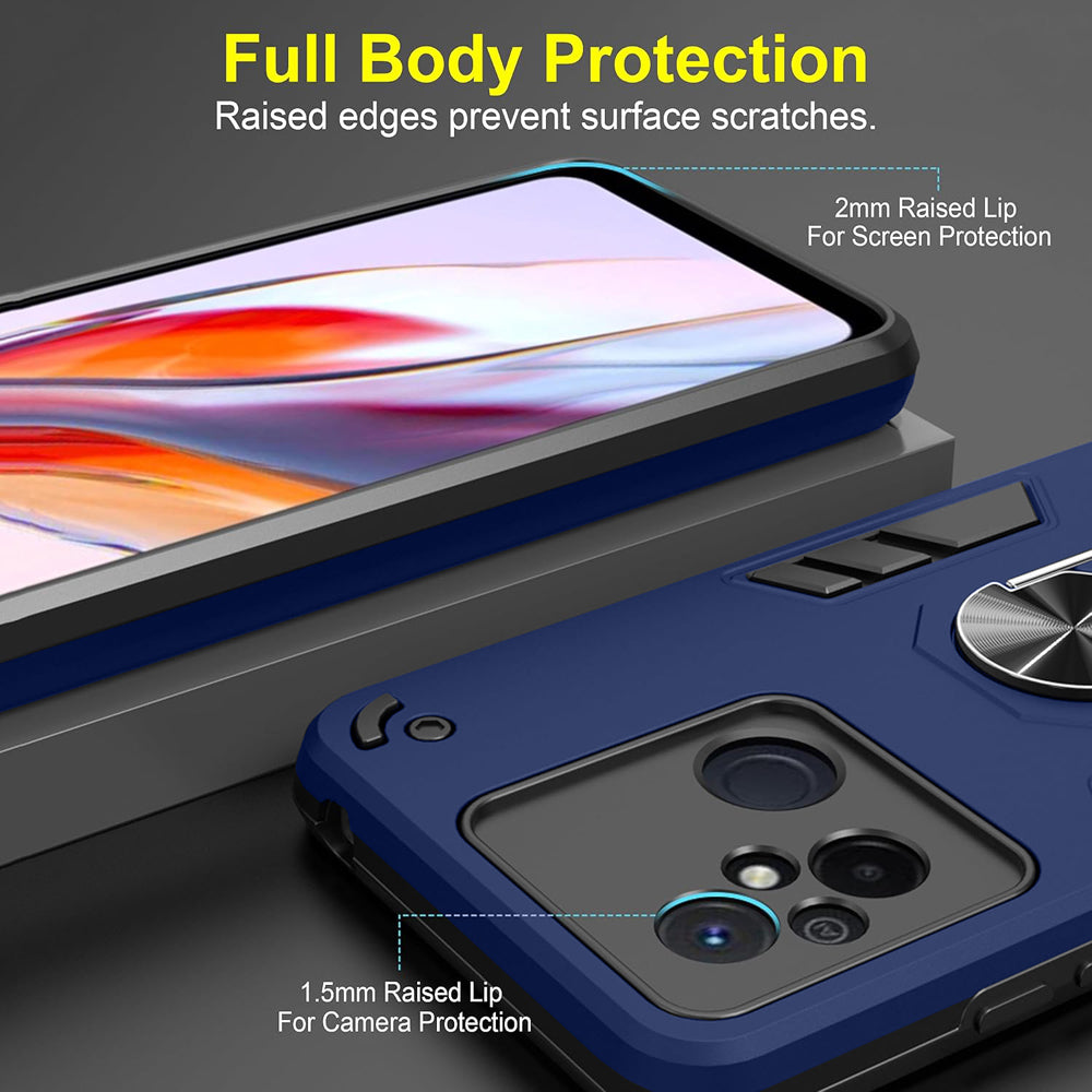 Hybrid Rugged Armor Kickstand Case for Mi Redmi 12C 4G / Poco C55 4G