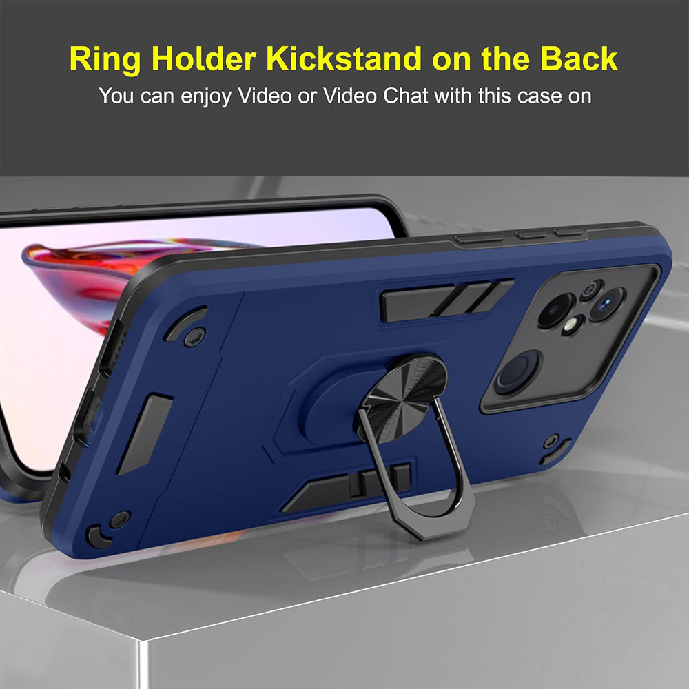 Hybrid Rugged Armor Kickstand Case for Mi Redmi 12C 4G / Poco C55 4G