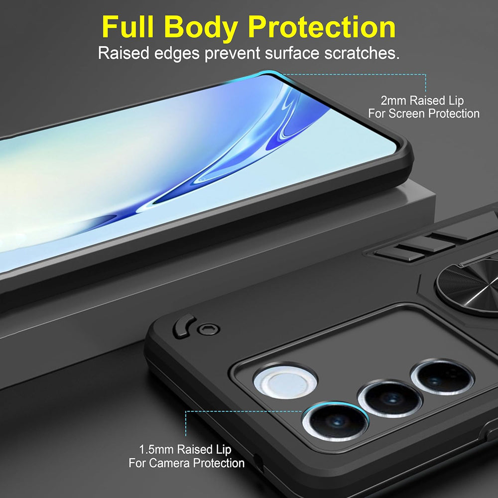 Hybrid Rugged Armor Kickstand Case for Vivo V27 5G / V27 Pro 5G / S16 5G