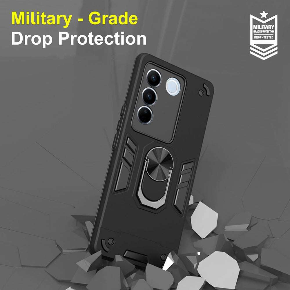 Hybrid Rugged Armor Kickstand Case for Vivo V27 5G / V27 Pro 5G / S16 5G