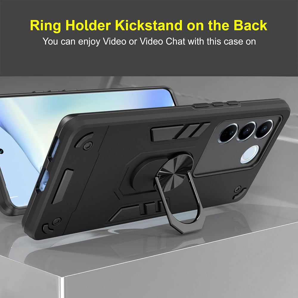 Hybrid Rugged Armor Kickstand Case for Vivo V27 5G / V27 Pro 5G / S16 5G