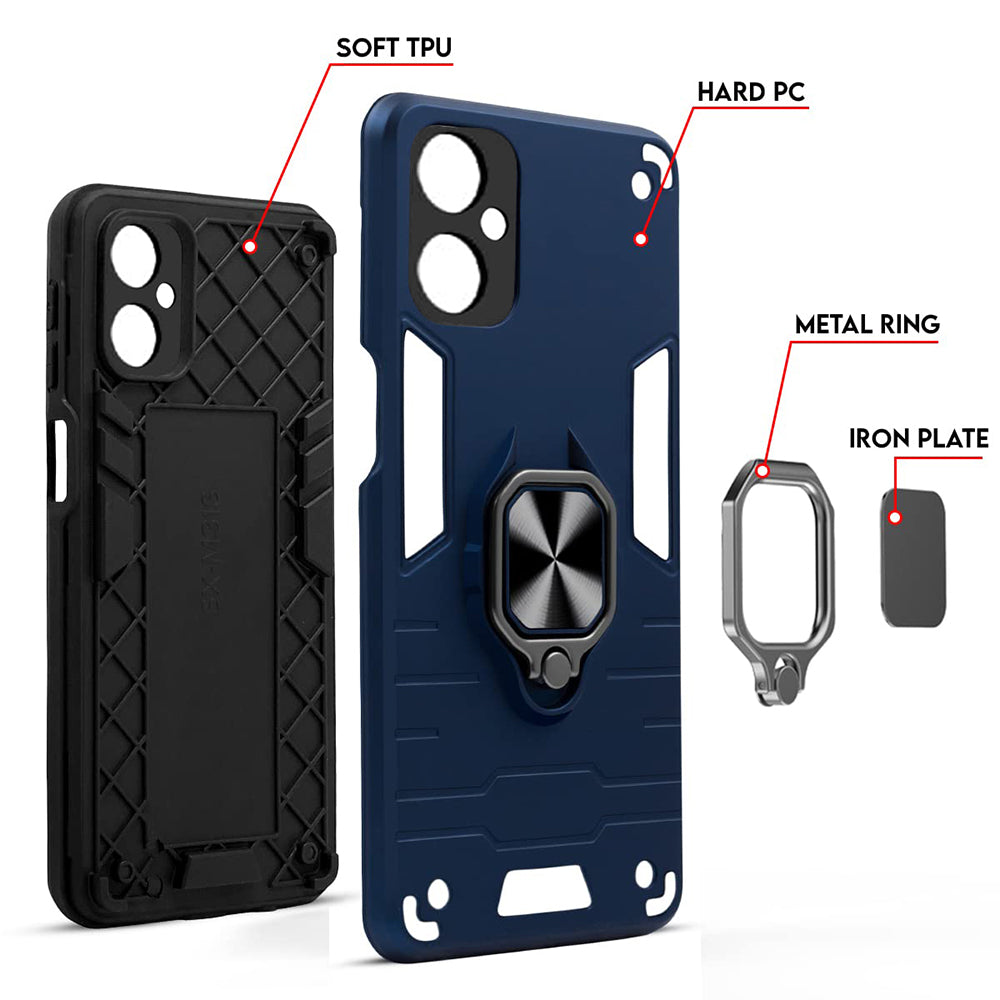 Hybrid Rugged Armor Kickstand Case for Samsung Galaxy A06 5G / A06 4G