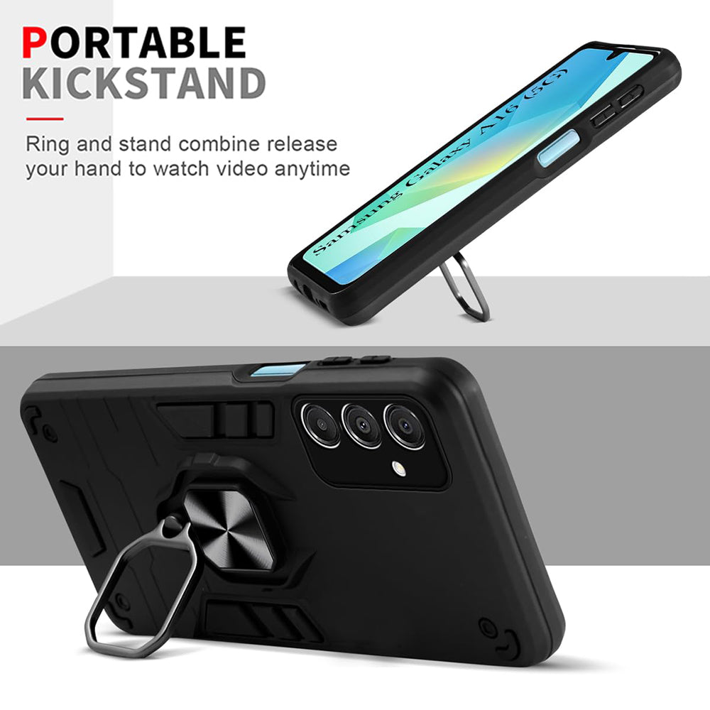 Hybrid Rugged Armor Kickstand Case for Samsung Galaxy A16 4G / A16 5G