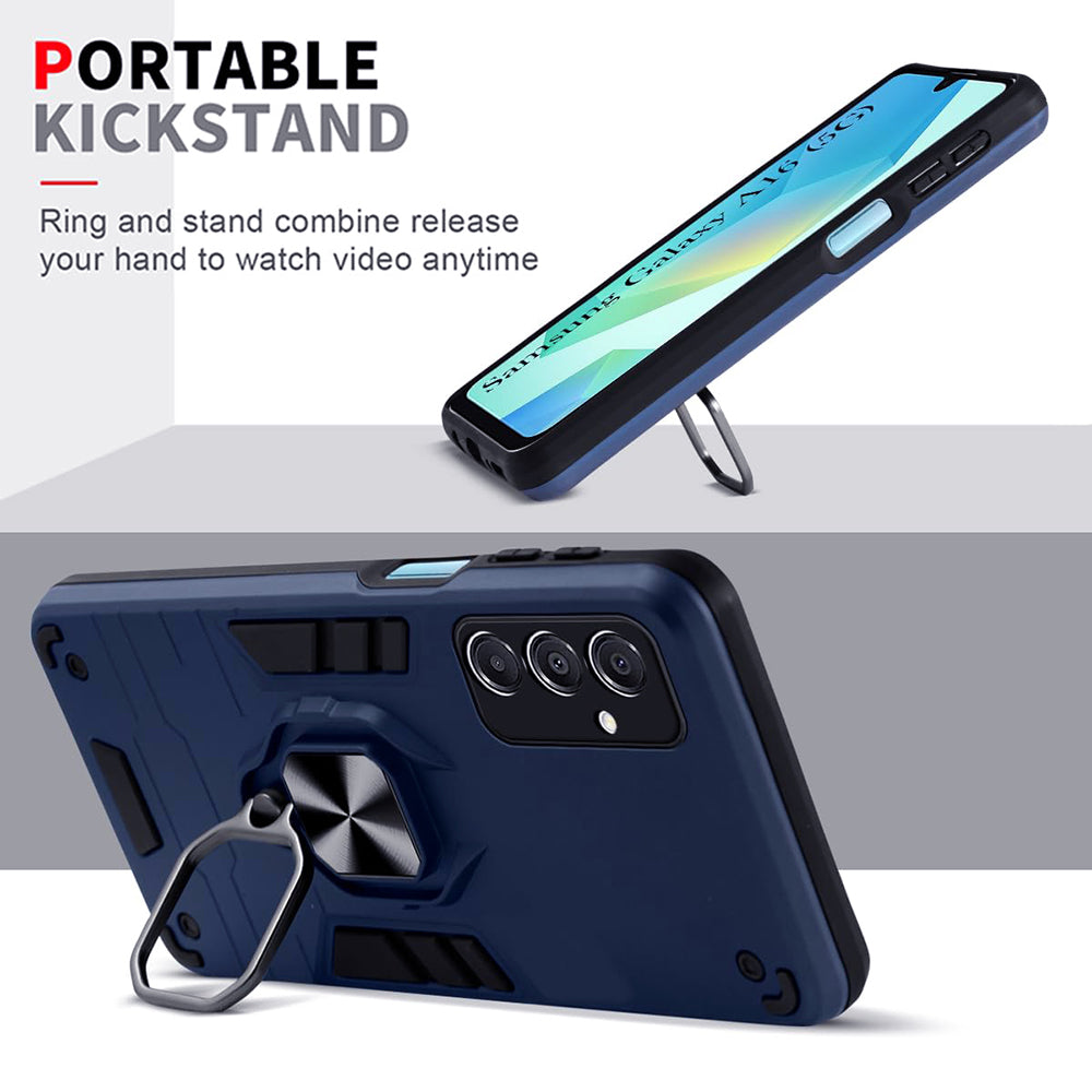 Hybrid Rugged Armor Kickstand Case for Samsung Galaxy A16 4G / A16 5G