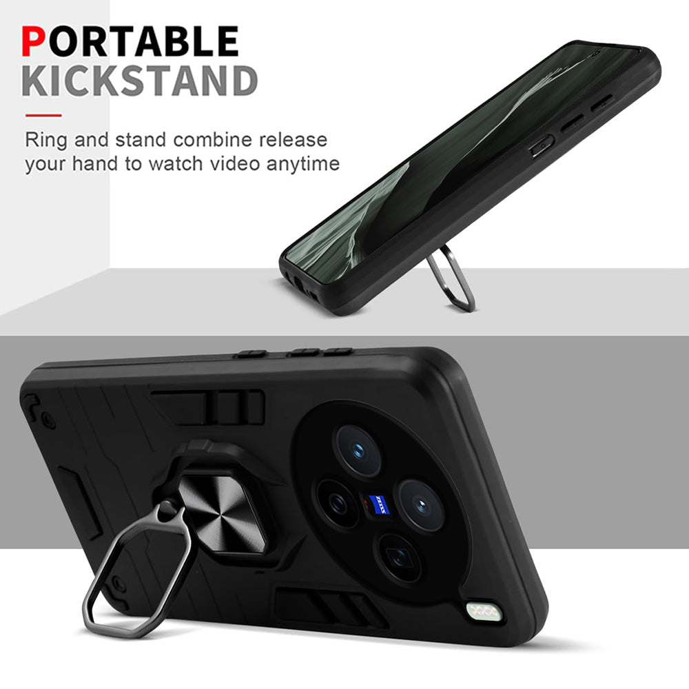Hybrid Rugged Armor Kickstand Case for Vivo X200 5G
