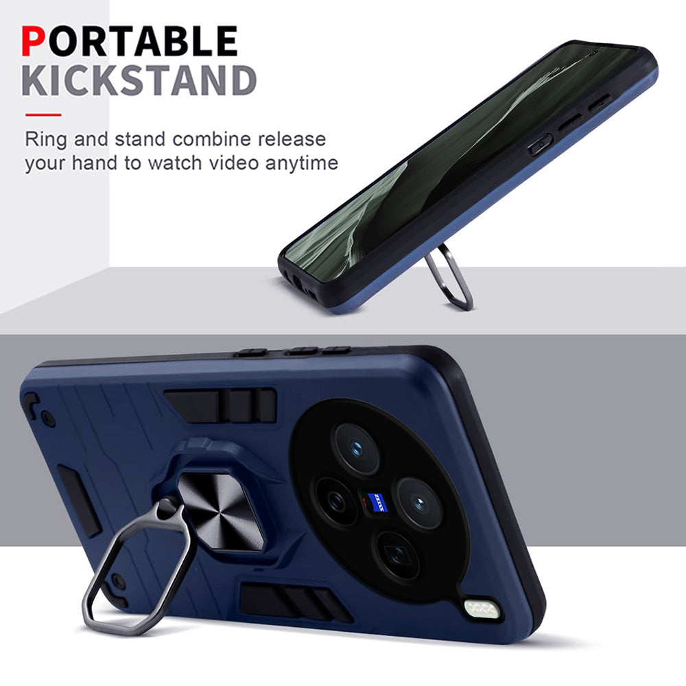 Hybrid Rugged Armor Kickstand Case for Vivo X200 5G