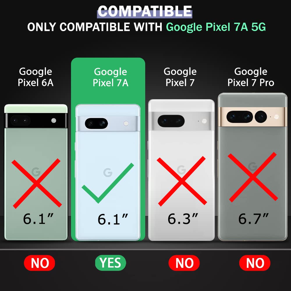 Hybrid Rugged Armor Kickstand Case for Google Pixel 7a 5G