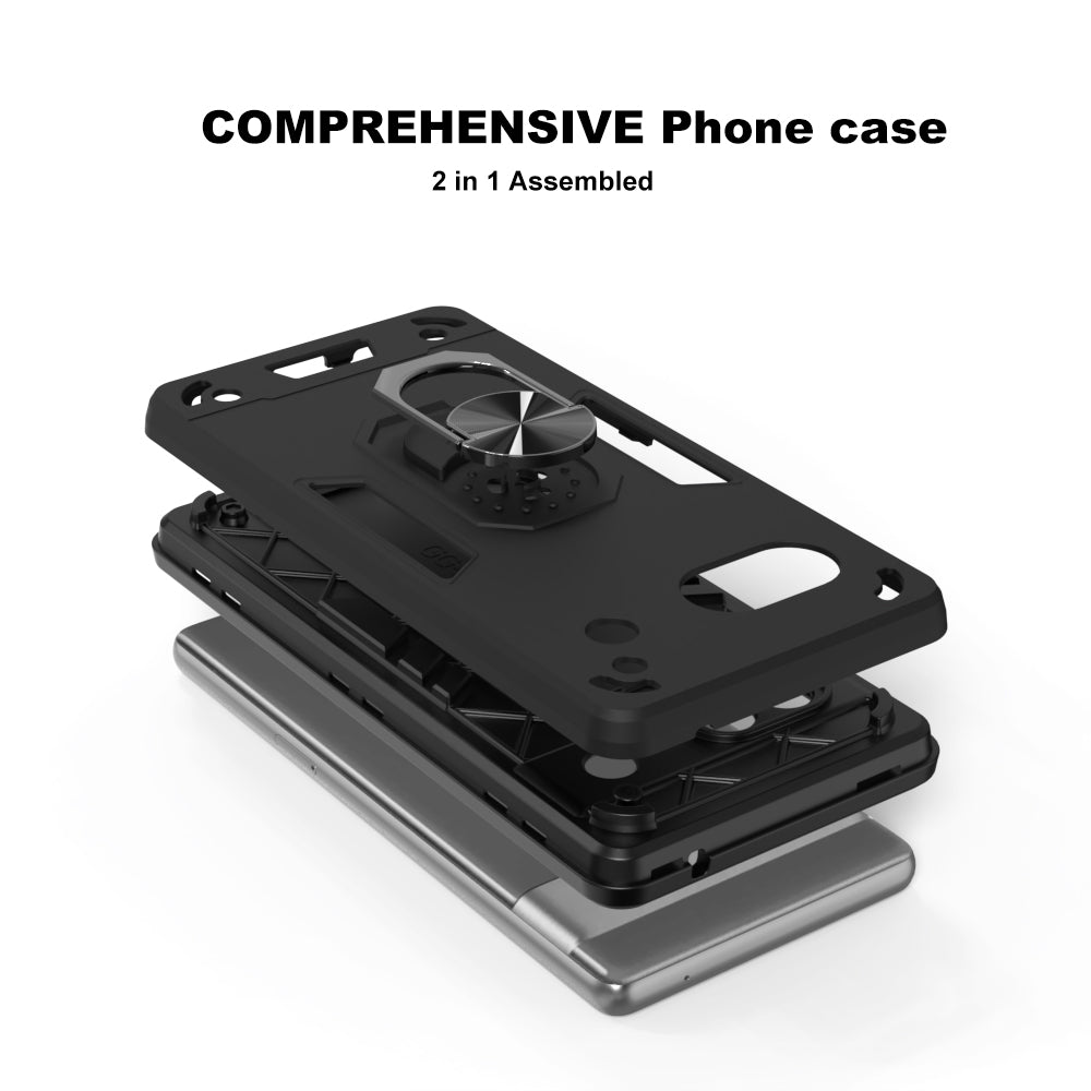Hybrid Rugged Armor Kickstand Case for Google Pixel 7a 5G