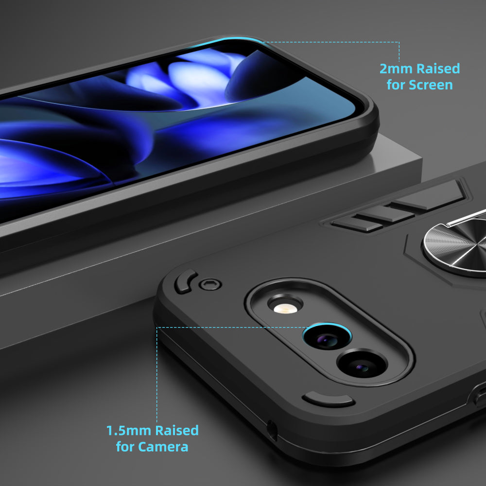 Hybrid Rugged Armor Kickstand Case for Google Pixel 9a 5G