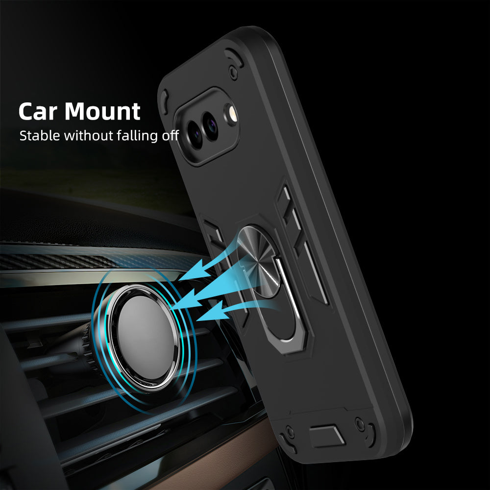 Hybrid Rugged Armor Kickstand Case for Google Pixel 9a 5G