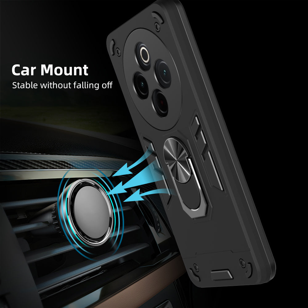 Hybrid Rugged Armor Kickstand Case for iQOO Z10 5G / Vivo T4 5G