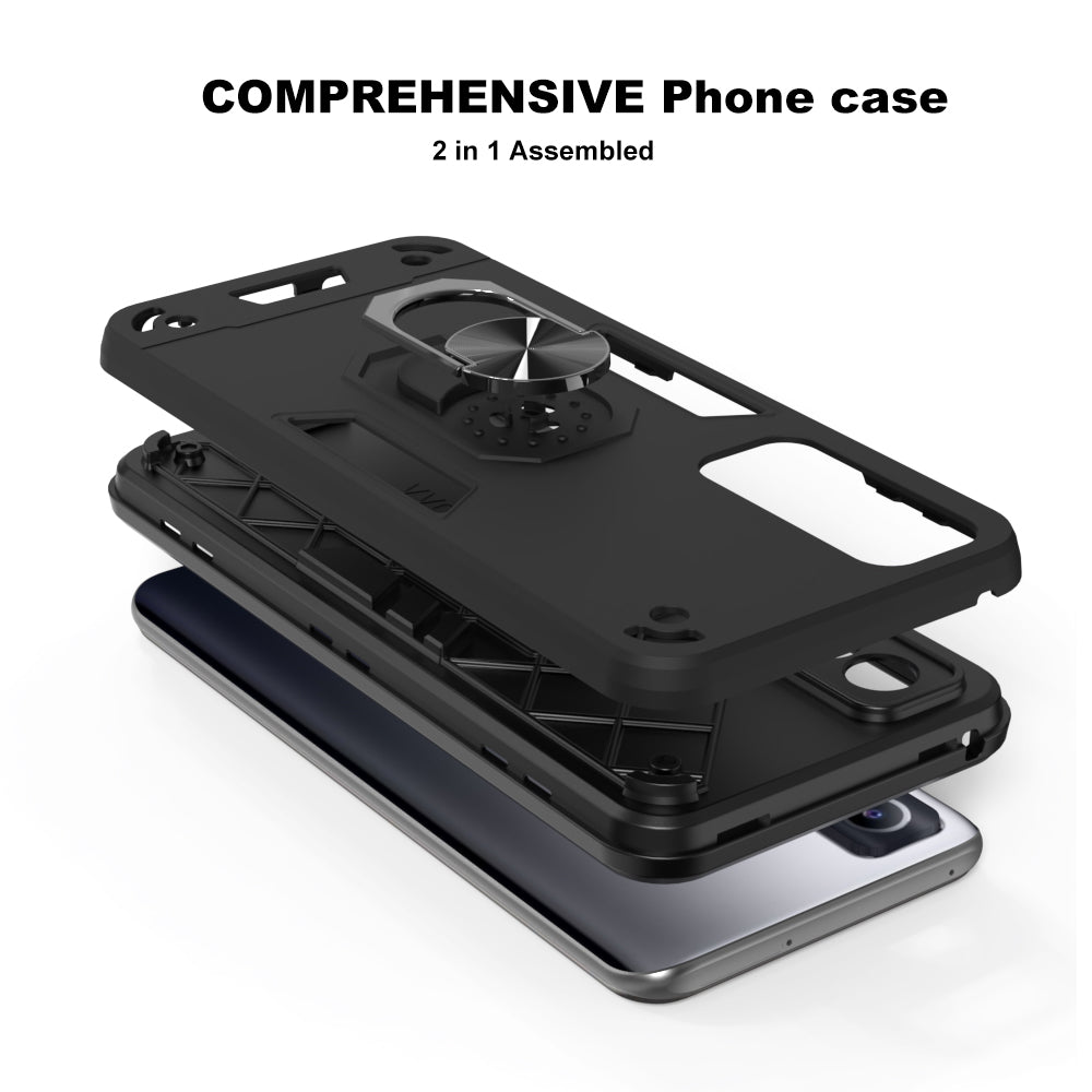 Hybrid Rugged Armor Kickstand Case for iQOO Z3 5G / Vivo Y72 5G