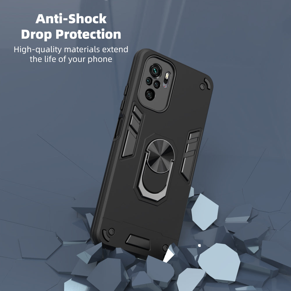Hybrid Rugged Armor Kickstand Case for Mi Redmi Note 10 4G / Note 10S 4G