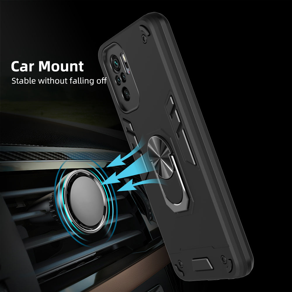 Hybrid Rugged Armor Kickstand Case for Mi Redmi Note 10 4G / Note 10S 4G