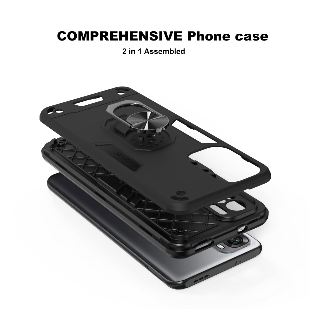Hybrid Rugged Armor Kickstand Case for Mi Redmi Note 10 4G / Note 10S 4G