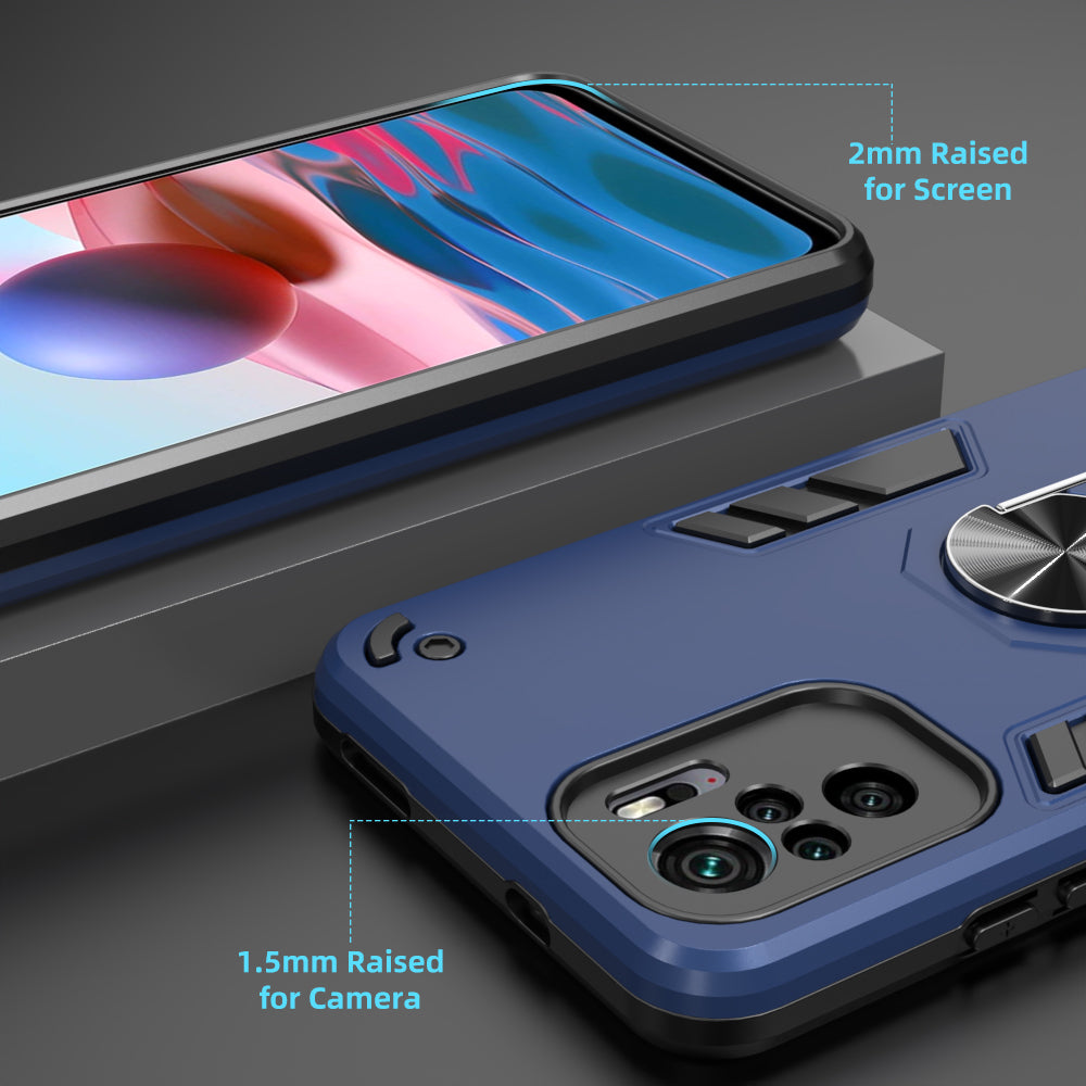 Hybrid Rugged Armor Kickstand Case for Mi Redmi Note 10 4G / Note 10S 4G