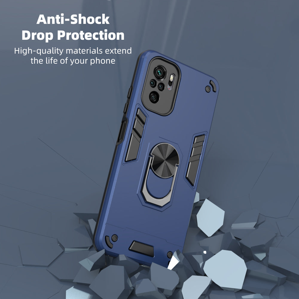 Hybrid Rugged Armor Kickstand Case for Mi Redmi Note 10 4G / Note 10S 4G