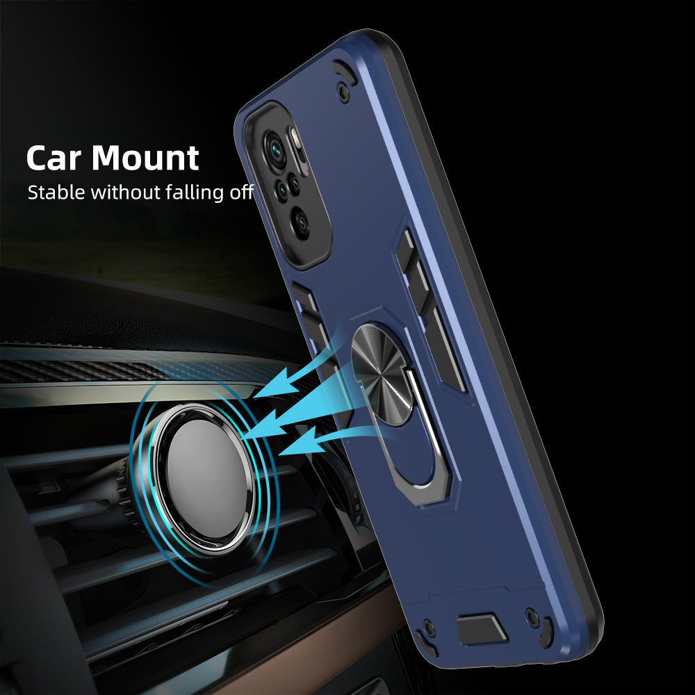 Hybrid Rugged Armor Kickstand Case for Mi Redmi Note 10 4G / Note 10S 4G