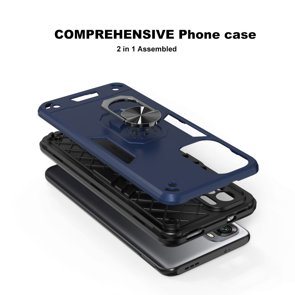 Hybrid Rugged Armor Kickstand Case for Mi Redmi Note 10 4G / Note 10S 4G